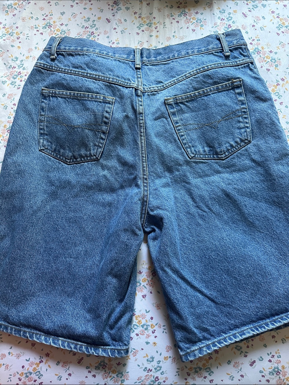 High Rise Denim Jorts - Picture 3 of 3